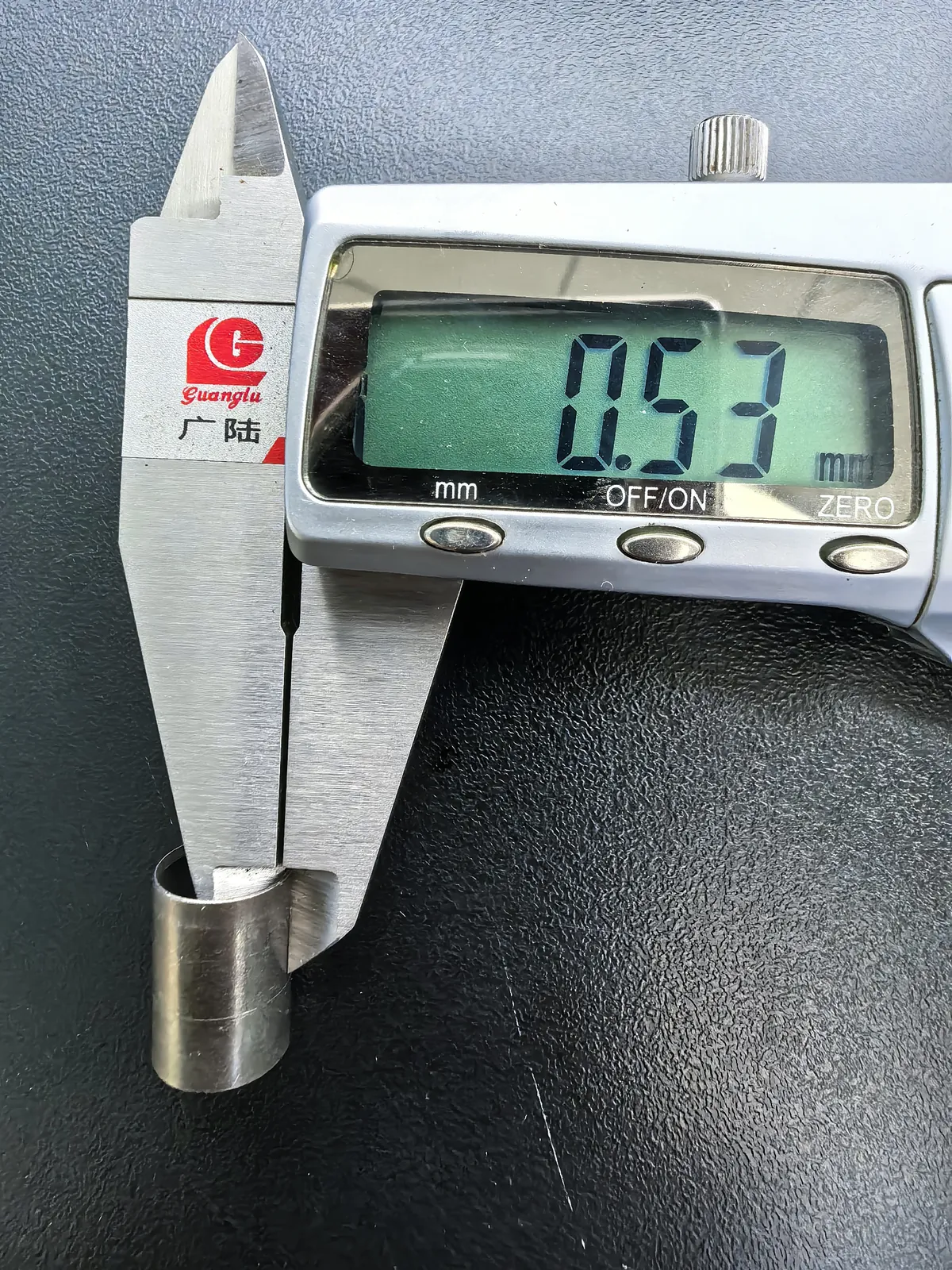 Ultra-thin-wall tube material and process development measurement record 1