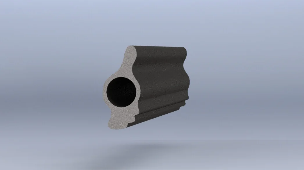 Custom shaped wire for automotive seatbelt locking blocks product image