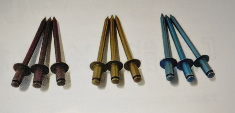 Nissen Rivet 推出日本首款彩色钛金属拉钉